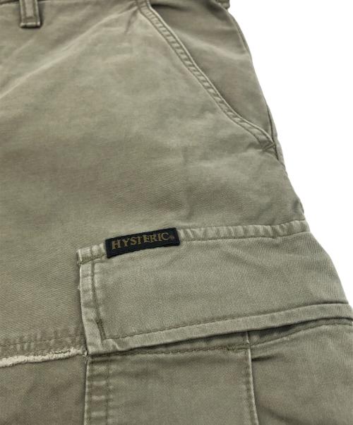 Hysteric Glamour（ヒステリックグラマー）Hysteric Glamour (ヒステリックグラマー) 6ポケットスクラッチカーゴパンツ オリーブ サイズ:Mの古着・服飾アイテム