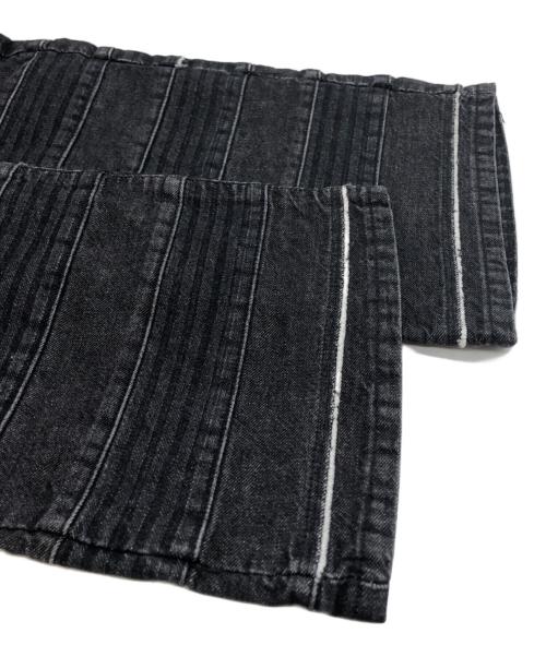 Hysteric Glamour（ヒステリックグラマー）Hysteric Glamour (ヒステリックグラマー) スクラッチフレアデニムパンツ ブラック サイズ:32の古着・服飾アイテム