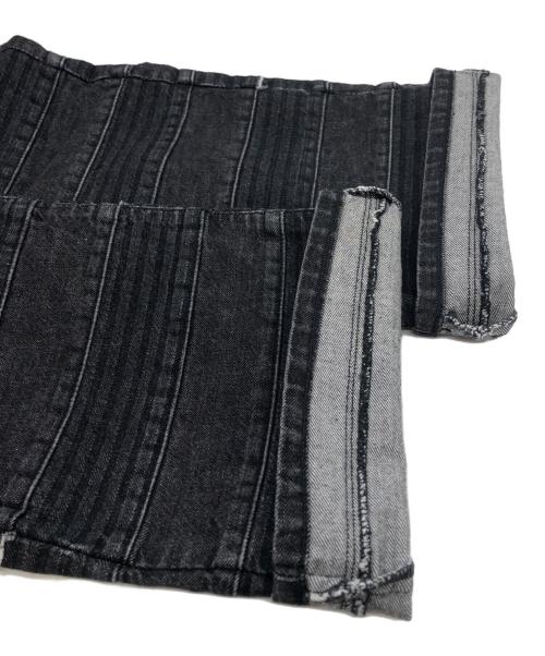 Hysteric Glamour（ヒステリックグラマー）Hysteric Glamour (ヒステリックグラマー) スクラッチフレアデニムパンツ ブラック サイズ:32の古着・服飾アイテム