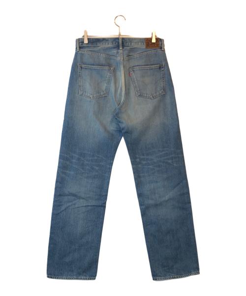 Hysteric Glamour（ヒステリックグラマー）Hysteric Glamour (ヒステリックグラマー) TSUYOSHI NOGUCHI (ツヨシ ノグチ) RW CLASH加工 60'S XX デニム ストレート パンツ インディゴ サイズ:32の古着・服飾アイテム