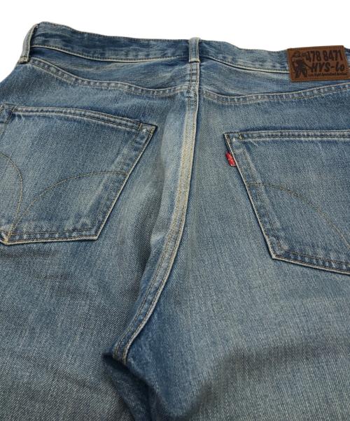 Hysteric Glamour（ヒステリックグラマー）Hysteric Glamour (ヒステリックグラマー) TSUYOSHI NOGUCHI (ツヨシ ノグチ) RW CLASH加工 60'S XX デニム ストレート パンツ インディゴ サイズ:32の古着・服飾アイテム