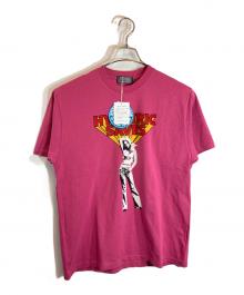 Hysteric Glamour（ヒステリックグラマー）の古着「HYSTERIC SAVES Tシャツ」｜ピンク