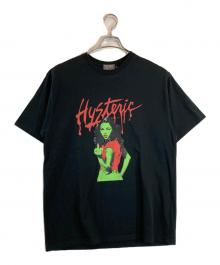Hysteric Glamour（ヒステリックグラマー）の古着「MONDO ROCK プリントTシャツ」｜ブラック