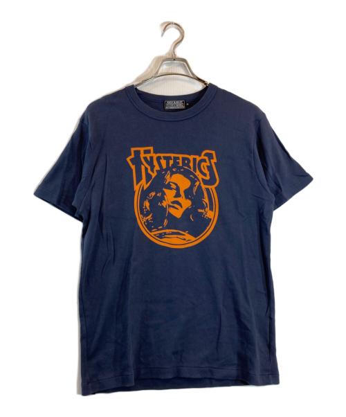 Hysteric Glamour（ヒステリックグラマー）Hysteric Glamour (ヒステリックグラマー) ENDLESS ROCK Tシャツ ネイビー サイズ:XLの古着・服飾アイテム