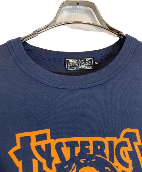 Hysteric Glamour（ヒステリックグラマー）Hysteric Glamour (ヒステリックグラマー) ENDLESS ROCK Tシャツ ネイビー サイズ:XLの古着・服飾アイテム