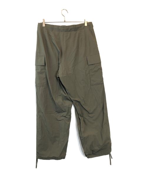ATON（エイトン）ATON (エイトン) KYOTO TSURIZOME COTTON WIDE EAZY CARGO PANTS オリーブ サイズ:SIZE 06の古着・服飾アイテム