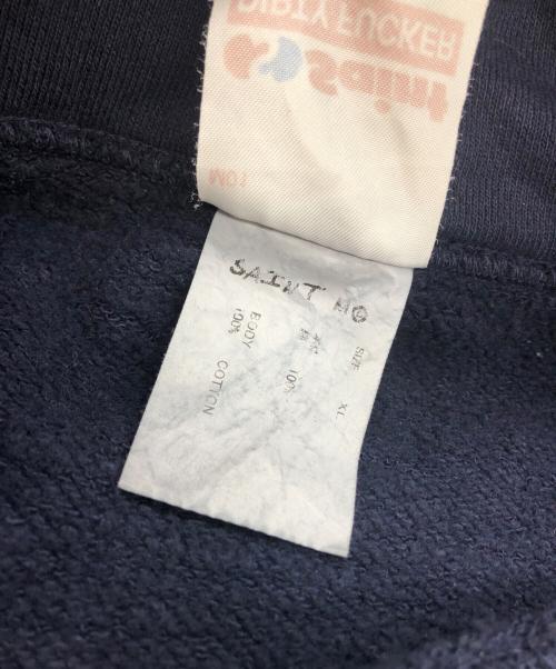 SAINT Mxxxxxx（セントマイケル）SAINT Mxxxxxx (セントマイケル) 5AW SAINT HOODIE ネイビー サイズ:SIZE XLの古着・服飾アイテム