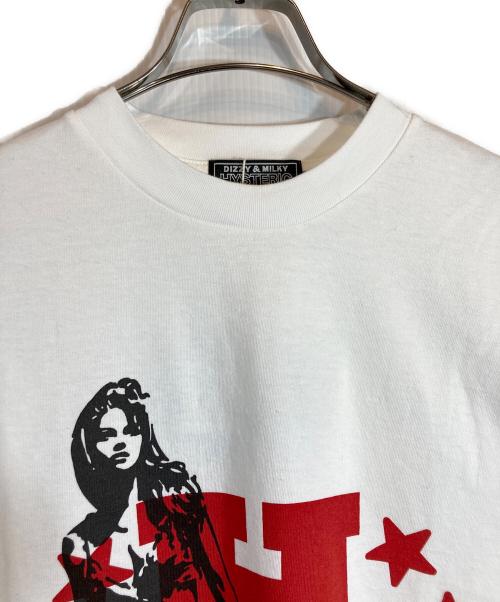 Hysteric Glamour（ヒステリックグラマー）Hysteric Glamour (ヒステリックグラマー) H STARS Tシャツ ホワイト サイズ:XLの古着・服飾アイテム