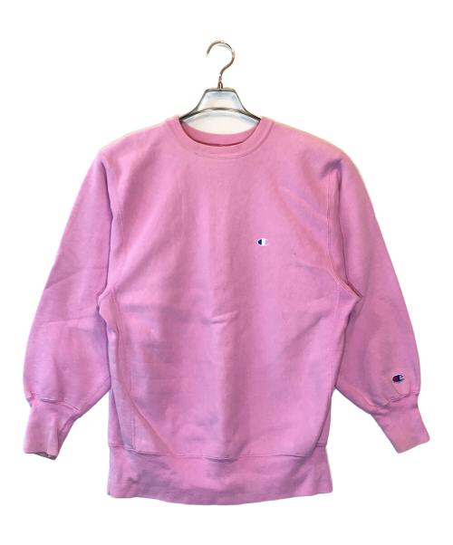 Champion（チャンピオン）Champion (チャンピオン) REVERSE WEAVE スウェット ピンク サイズ:X-LARGEの古着・服飾アイテム