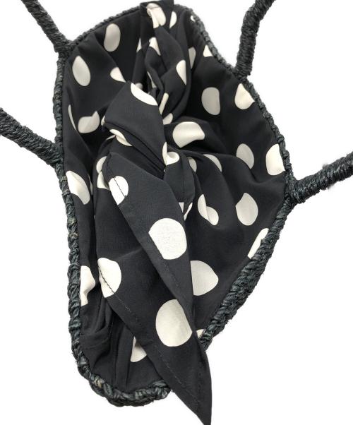 loin.（ロワン）loin. (ロワン) カゴバッグ ブラックの古着・服飾アイテム