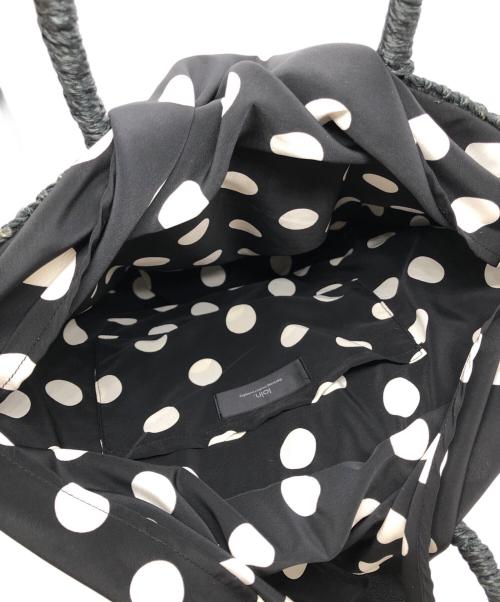 loin.（ロワン）loin. (ロワン) カゴバッグ ブラックの古着・服飾アイテム