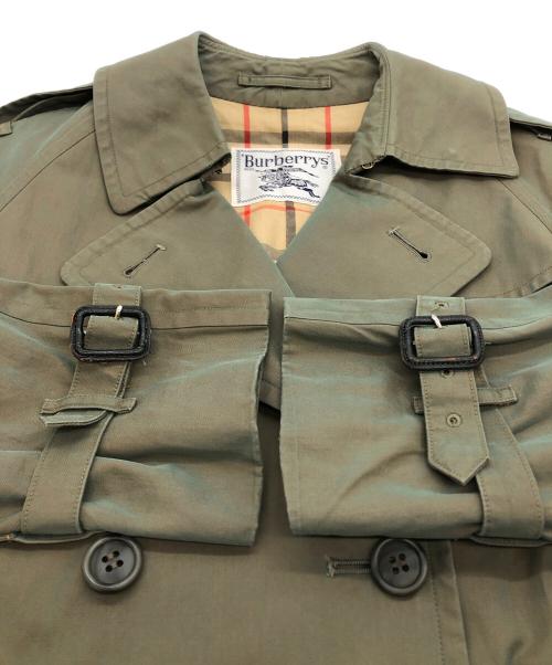 BURBERRY（バーバリー）BURBERRY (バーバリー) トレンチコート 玉虫色 サイズ:Sの古着・服飾アイテム