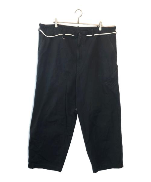 Y-3（ワイスリー）Y-3 (ワイスリー) CANVAS WORKWEAR WIDE PANTS ブラック サイズ:Lの古着・服飾アイテム