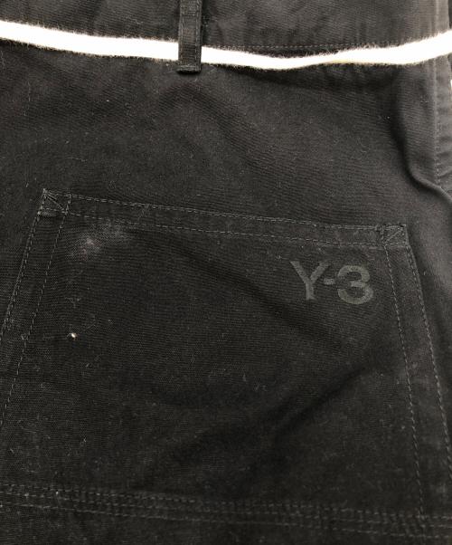 Y-3（ワイスリー）Y-3 (ワイスリー) CANVAS WORKWEAR WIDE PANTS ブラック サイズ:Lの古着・服飾アイテム