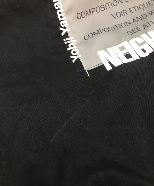 Yohji Yamamoto pour homme（ヨウジヤマモト プールオム）Yohji Yamamoto pour homme (ヨウジヤマモト プールオム) NEIGHBORHOOD (ネイバーフッド) バルカラー ロングコート ブラック サイズ:Lの古着・服飾アイテム