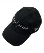 Yohji Yamamoto pour homme×New Eraヨウジヤマモト プールオム×ニューエラ）の古着「キャップ」｜ブラック