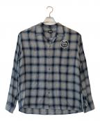 Schottショット）の古着「RAYON OMBRE LS SHIRT」｜ブルー