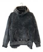 DIESELディーゼル）の古着「ダブルレイヤープルオーバーパーカー」｜グレー