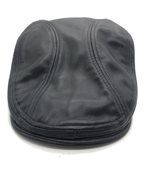 Schott（ショット）Schott (ショット) シープスキンレザーハンチング ブラック サイズ:SIZE Freeの古着・服飾アイテム