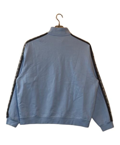 LACOSTE（ラコステ）LACOSTE (ラコステ) スリーブテーピングハーフジップスタンドカラースウェット ブルー サイズ:XLの古着・服飾アイテム