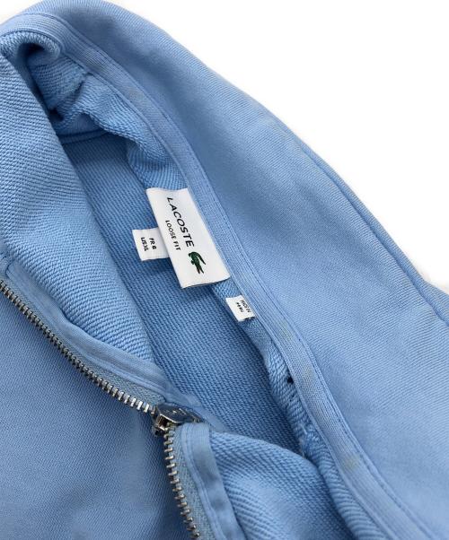 LACOSTE（ラコステ）LACOSTE (ラコステ) スリーブテーピングハーフジップスタンドカラースウェット ブルー サイズ:XLの古着・服飾アイテム