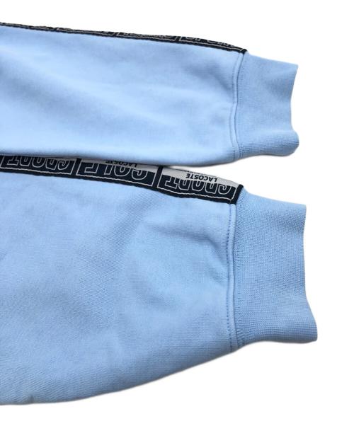 LACOSTE（ラコステ）LACOSTE (ラコステ) スリーブテーピングハーフジップスタンドカラースウェット ブルー サイズ:XLの古着・服飾アイテム