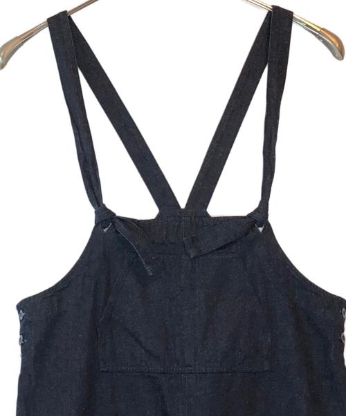 nest Robe（ネストローブ）nest Robe (ネストローブ) コットンリネン デニムサロペット インディゴ サイズ:Fの古着・服飾アイテム