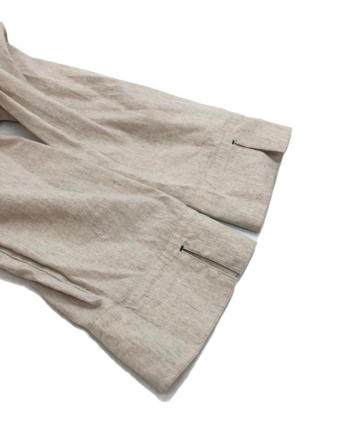 nest Robe（ネストローブ）nest Robe (ネストローブ) リネンシルクスモックシャツ ベージュ サイズ:Fの古着・服飾アイテム