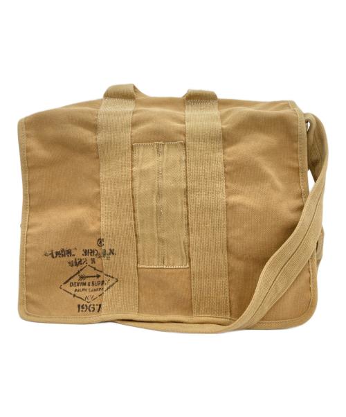 Denim & Supply Ralph Lauren（デニム＆サプライ ラルフローレン）DENIM & SUPPLY RALPH LAUREN (デニム＆サプライ ラルフローレン) ミリタリーメッセンジャーバッグ ベージュの古着・服飾アイテム