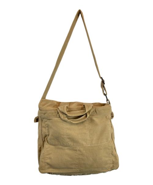 Denim & Supply Ralph Lauren（デニム＆サプライ ラルフローレン）DENIM & SUPPLY RALPH LAUREN (デニム＆サプライ ラルフローレン) ミリタリーメッセンジャーバッグ ベージュの古着・服飾アイテム