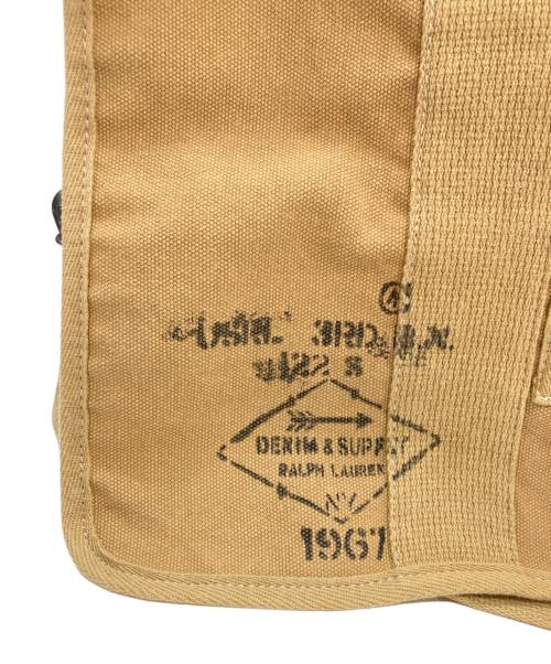 Denim & Supply Ralph Lauren（デニム＆サプライ ラルフローレン）DENIM & SUPPLY RALPH LAUREN (デニム＆サプライ ラルフローレン) ミリタリーメッセンジャーバッグ ベージュの古着・服飾アイテム