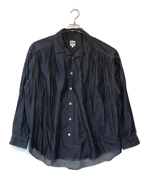 AiE（エーアイイー）AiE (エーアイイー) DENIM PAINTER SHIRT インディゴ サイズ:Lの古着・服飾アイテム