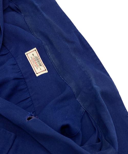 ARROW（アロー）ARROW (アロー) オープンカラー レーヨンシャツ ネイビー サイズ:下記参照の古着・服飾アイテム
