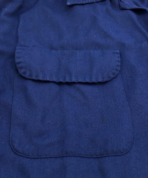ARROW（アロー）ARROW (アロー) オープンカラー レーヨンシャツ ネイビー サイズ:下記参照の古着・服飾アイテム