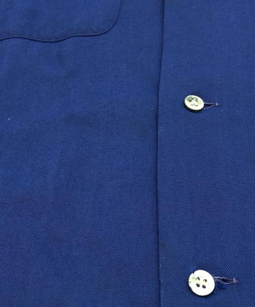 ARROW（アロー）ARROW (アロー) オープンカラー レーヨンシャツ ネイビー サイズ:下記参照の古着・服飾アイテム