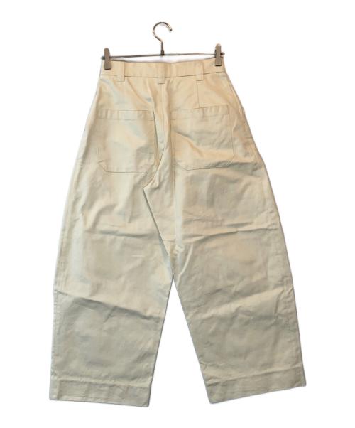 STUDIO NICHOLSON（スタジオ ニコルソン）STUDIO NICHOLSON (スタジオ ニコルソン) タックワイドパンツ アイボリー サイズ:XSの古着・服飾アイテム