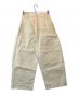 STUDIO NICHOLSON (スタジオ ニコルソン) タックワイドパンツ アイボリー サイズ:XS：12000円