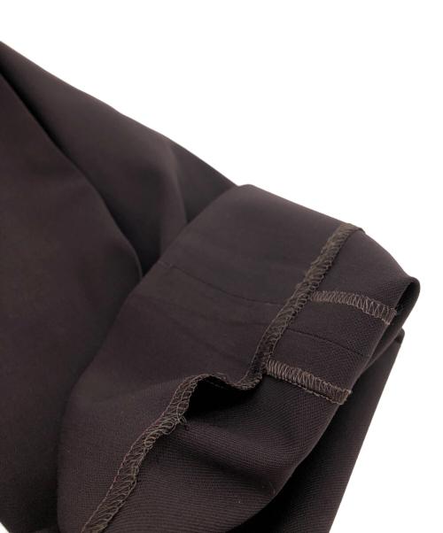 HERMES（エルメス）HERMES (エルメス) ヴァージンウールスラックス ブラウン サイズ:38の古着・服飾アイテム