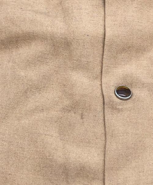 TOGA VIRILIS（トーガ ビリリース）TOGA VIRILIS (トーガ ビリリース) ウエスタンシャツ ベージュ サイズ:46の古着・服飾アイテム