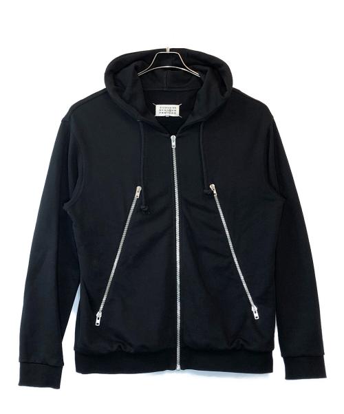 Maison Margiela（メゾンマルジェラ）Maison Margiela (メゾンマルジェラ) 5zip Hoodie ブラック サイズ:52の古着・服飾アイテム