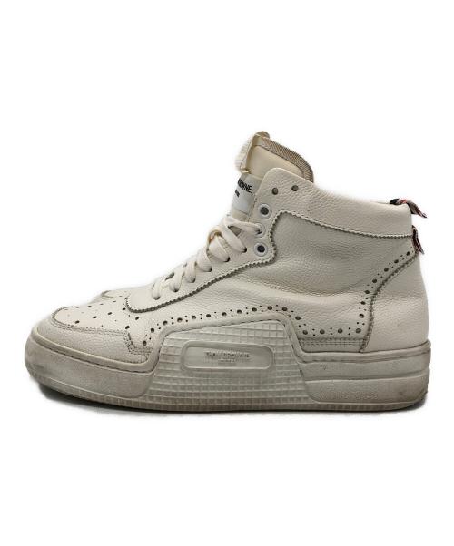 Thom Browne（トムブラウン）Thom Browne (トムブラウン) ハイカットスニーカー ホワイト サイズ:US 8 1/2の古着・服飾アイテム