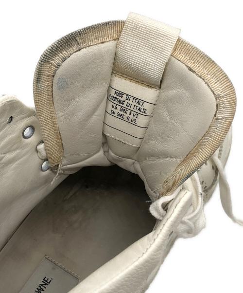 Thom Browne（トムブラウン）Thom Browne (トムブラウン) ハイカットスニーカー ホワイト サイズ:US 8 1/2の古着・服飾アイテム