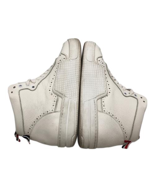 Thom Browne（トムブラウン）Thom Browne (トムブラウン) ハイカットスニーカー ホワイト サイズ:US 8 1/2の古着・服飾アイテム