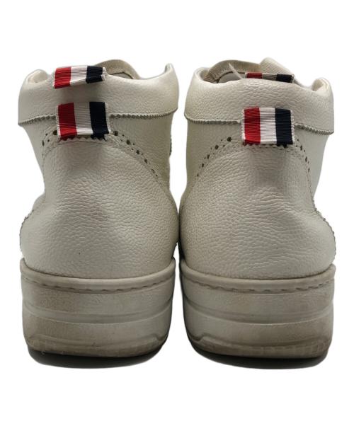 Thom Browne（トムブラウン）Thom Browne (トムブラウン) ハイカットスニーカー ホワイト サイズ:US 8 1/2の古着・服飾アイテム