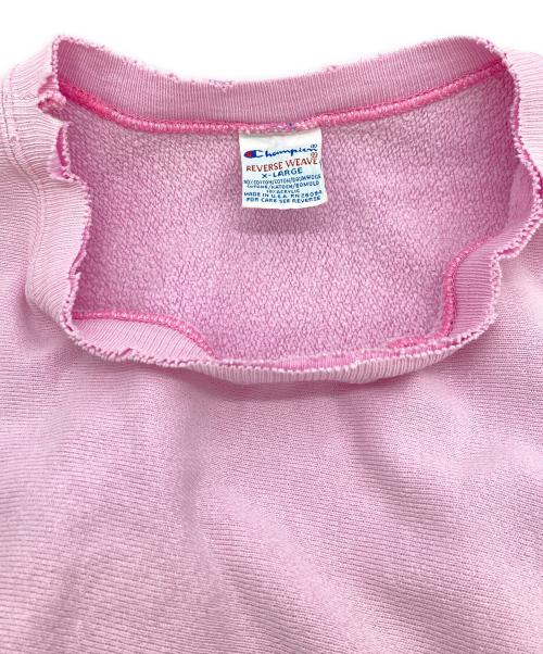 Champion（チャンピオン）Champion (チャンピオン) リバースウィーブスウェット ピンク サイズ:XLの古着・服飾アイテム
