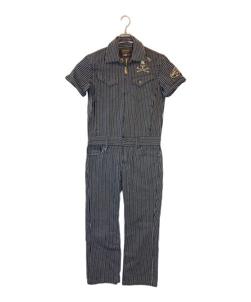 VANSON（バンソン）VANSON (バンソン) ジャンプスーツ ネイビー サイズ:Mの古着・服飾アイテム