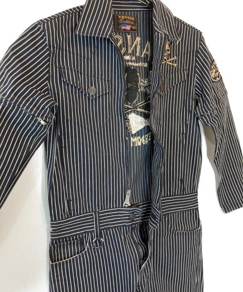 VANSON（バンソン）VANSON (バンソン) ジャンプスーツ ネイビー サイズ:Mの古着・服飾アイテム