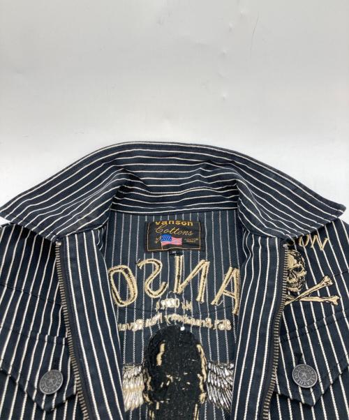 VANSON（バンソン）VANSON (バンソン) ジャンプスーツ ネイビー サイズ:Mの古着・服飾アイテム