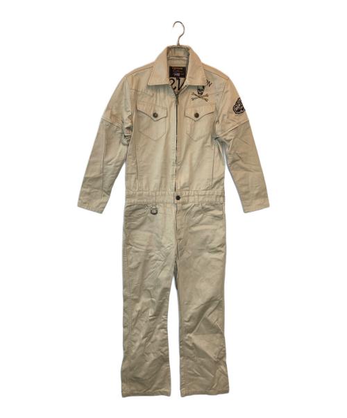 VANSON（バンソン）VANSON (バンソン) ジャンプスーツ ベージュ サイズ:Mの古着・服飾アイテム