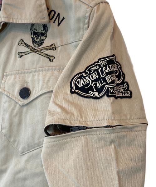 VANSON（バンソン）VANSON (バンソン) ジャンプスーツ ベージュ サイズ:Mの古着・服飾アイテム
